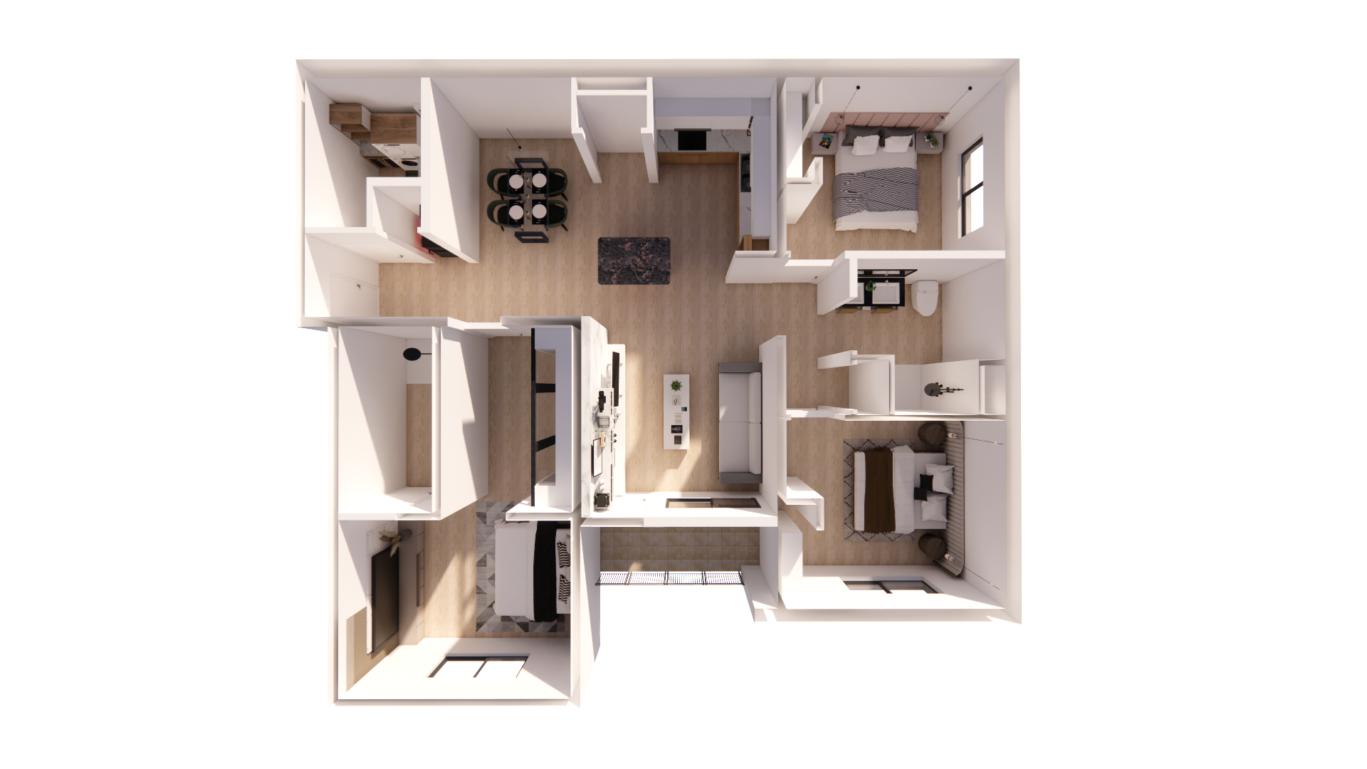 Floor Plan C1 Top View